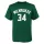 Nike NBA Milwaukee Bucks Antetokounmpo Giannis Name And Number SS Tee Green S