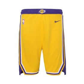   NIKE NBA LOS ANGELES LAKERS BOYS ICON SWINGMAN SHORT AMARILLO