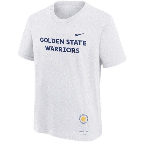 Nike NBA Golden State Warriors Nk Es Bp SS Tee White