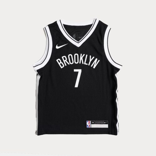 NIKE X NBA KEVIN DURANT BROOKLYN NETS BABY REPLICA ICON ROAD JERSEY BLACK