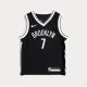 NIKE X NBA KEVIN DURANT BROOKLYN NETS BABY REPLICA ICON ROAD JERSEY BLACK