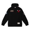 MITCHELL & NESS CHICAGO BULLS M&N CITY COLLECTION FLEECE HOODY Black