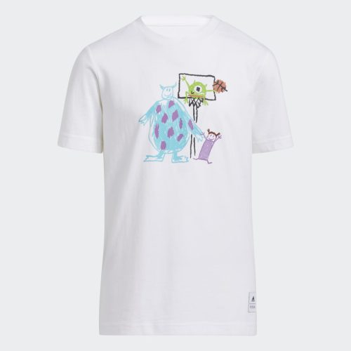 ADIDAS X MONSTERS INC. BIG KIDS BOO TEE WHITE