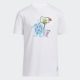 ADIDAS X MONSTERS INC. BIG KIDS BOO TEE WHITE