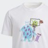 ADIDAS X MONSTERS INC. BIG KIDS BOO TEE WHITE