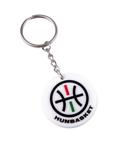 Hunbasket Kulcstartó gumi 3D Fehér ONE