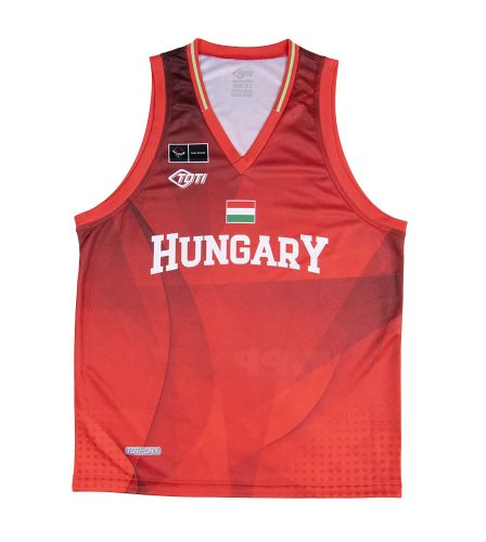 Hunbasket TOTI Hivatalos Mérkőzés Mez Piros
