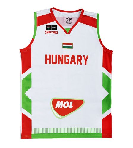 Hunbasket 2026 Férfi Válogatott Hivatalos mérkőzés mez fehér S