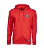 Hunbasket Hoodie, zipp Piros L