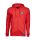 Hunbasket Hoodie, zipp Piros L