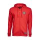 Hunbasket Hoodie, zipp Piros L