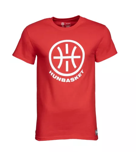 Hunbasket Kereknyakú póló Piros M