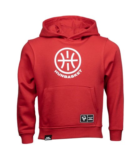 Hunbasket Hoodie gyerek Piros XL