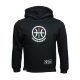 Hunbasket Hoodie gyerek Fekete M