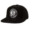 MITCHELL & NESS BROOKLYN NETS NBA ALL DIRECTIONS SNAPBACK BLACK