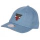 Mitchell & Ness Chicago Bulls Denim Pin Strapback DNM/RED Denim Blue/Red