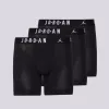 Jordan Mens Flight Cotton Core 3Pk Boxer Black