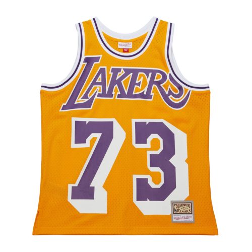 Mitchell & Ness NBA Maxxed Out Jersey Los Angeles Lakers 1998 Dennis Rodman Yellow
