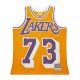 Mitchell & Ness NBA Maxxed Out Jersey Los Angeles Lakers 1998 Dennis Rodman Yellow