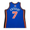 Mitchell & Ness NBA New York Knicks 2010 Carmelo Anthony Jersey Blue