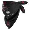 JORDAN PRINTED BANDANA BLACK/WHITE/GYM RED