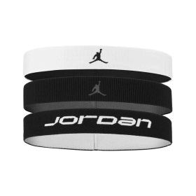 Jordan Elastic Sport Wide Headbands 3 Pk Black/White
