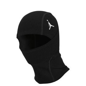 JORDAN FLIGHT WARM RIB KNIT HOOD BLACK/WHITE