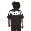Adidas Anthony Edwards "Believe That" Tee Black/White L