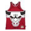 MITCHELL & NESS CHICAGO BULLS BIG FACE 2.0 BLOWN OUT FASHION JERSEY RED