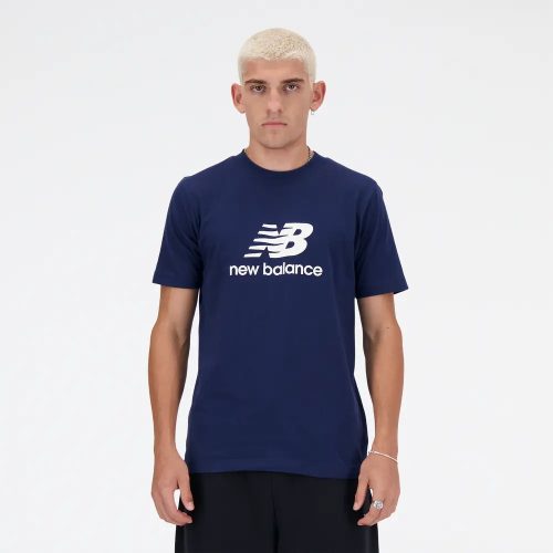 New Balance Sport Essentials Logo T-Shirt Blue XL