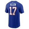 Nike Name and Number T-Shirt - NFL Buffalo Bills Old Royal