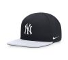 Nike MLB New York Yankees Dri-Fit Pro Structured Square Bill Cap Pitch Blue 4FA/White 10A L/X