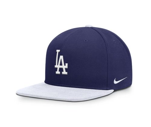Nike MLB Los Angeles Dodgers Dri-Fit Pro Structured Square Bill Cap Loyal Blue/White 10A