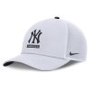 Nike MLB New York Yankees Primetime Dri-Fit Rise Structured 5 Panel Trucker Cap White 10A/Pitch Blue 4FA/White 10A