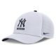 Nike MLB New York Yankees Primetime Dri-Fit Rise Structured 5 Panel Trucker Cap White 10A/Pitch Blue 4FA/White 10A