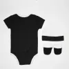 JORDAN KIDS HOLIDAY SHINE 3PC BOX SET BLACK