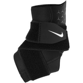 NIKE PRO ANKLE SLEEVE WITH STRAP BLACK/WHITE