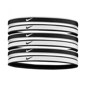 NIKE SWOOSH SPORT HEADBANDS 6 PK WHITE/BLACK