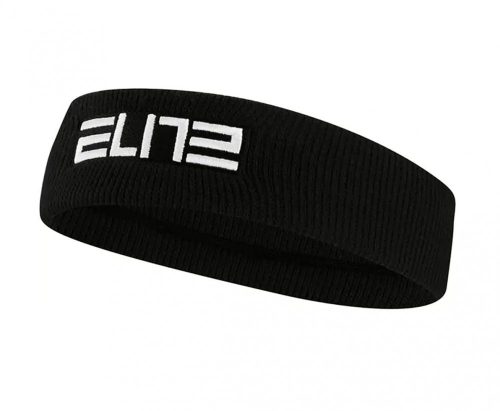 NIKE ELITE HEADBAND BLACK/WHITE