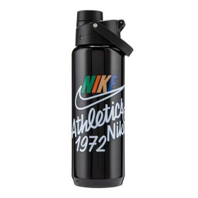   Nike Tr Renew Recharge Chug Bottle 24 Oz Graphic Black/Black/Malachite