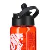 Nike Tr Renew Recharge Straw Bottle 24 Oz Graphic Safety Orange/Black/White/White