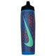 NIKE REFUEL BOTTLE 24 OZ GRAPHIC ORBIT BLUE/BLACK/ORBIT BLUE/HYPER ORANGE/VOLTAGE GREEN
