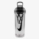 Nike Tr Recharge Shaker Bottle 2.0 24 Oz Clear/Black/Black/Black