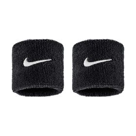 Nike Swoosh Classic Wristbands 2Pk Black/White