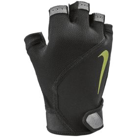   NIKE MEN'S ELEMENTAL FITNESS GLOVES BLACK/DARK GREY/BLACK/VOLT