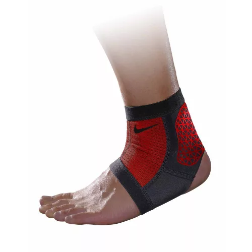 NIKE PRO HYPERSTRONG ANKLE SLEEVE BLACK/UNIVERSITY RED