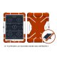 PlayMaker - Team Colors Silicone Case for 14" Playmaker LCD - Tangerine