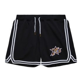   MITCHELL & NESS NBA DESTINATION LEISURE GAMEDAY SHORTS Philadelphia 76ers Black