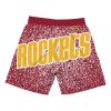 MITCHELL & NESS HOUSTON ROCKETS JUMBOTRON MESH SHORT SCARLET