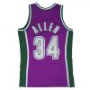 MITCHELL & NESS MILWAUKEE BUCKS RAY ALLEN 01-02' #34 SWINGMAN 2.0 JERSEY PURPLE